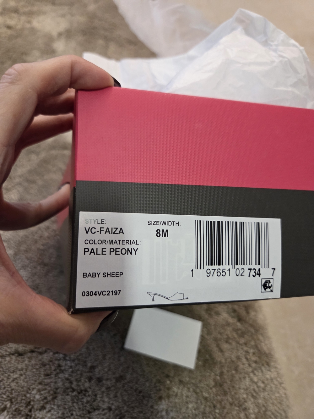 Vince Camuto Faiza Blush Pink Slide Sandals - Picture 4 of 4